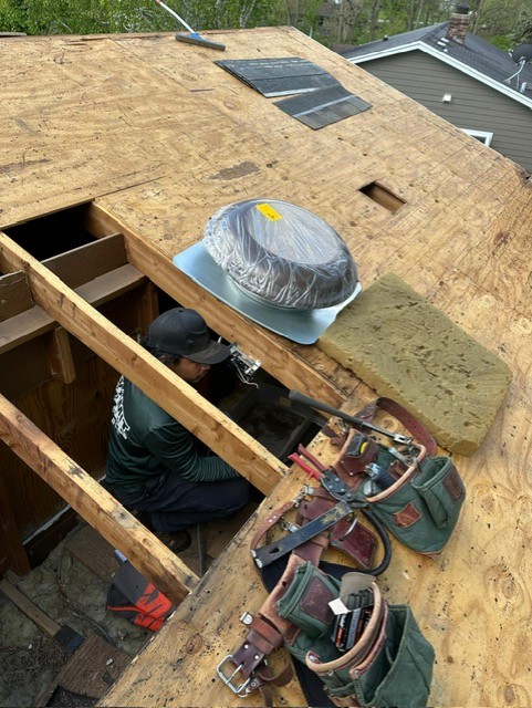 Roof leak